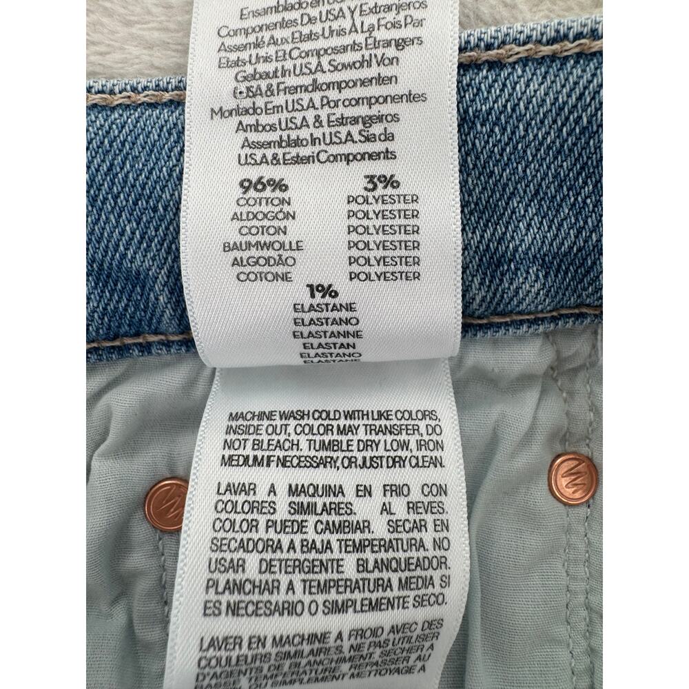 Mother Jeans The Rambler Zip Ankle Relaxed Straight Look Ma No Hands 27 NWT - Picture 9 of 10